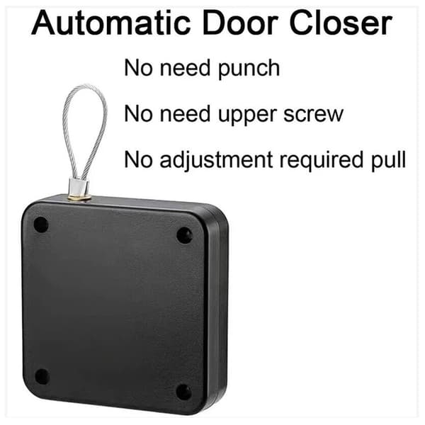 Automatisk dörrstängare för hem, multifunktionell induktionsdörrstängare, 3-pack