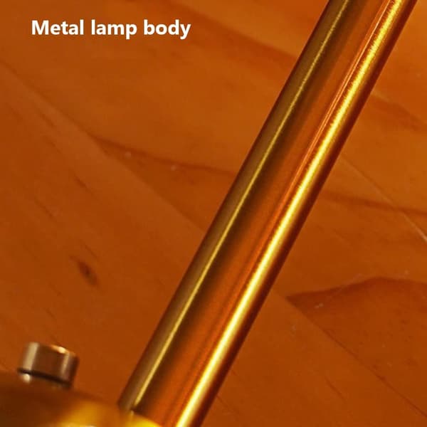 Dæmpbar krystalbordlampe med 3 farvers LED & Touch Control[JUN] B B