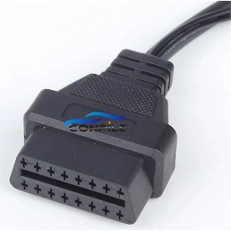 OBD/OBD-II 3-bens til 16-bens adapterkabel til Fiat, Alfa Romeo og Lancia køretøjer
