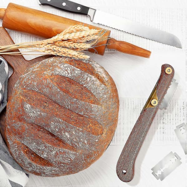 Dough Cutter Handmade Bread Knife Baker Tool for Sourdough Bread Scoring - -Sy -Sy