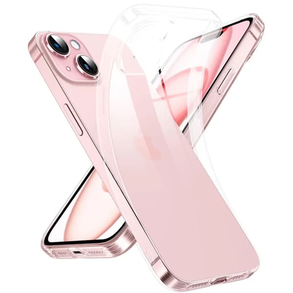 iPhone 15 Plus Gennemsigtigt TPU-cover – Ekstra kamerabeskyttelse iPhone 15 Plus iPhone 15 Plus iPhone 15 Plus