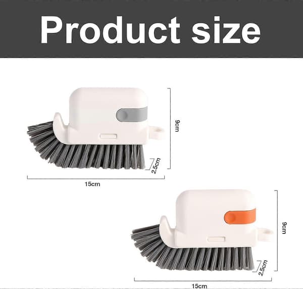 2 pcs Track Cleaning Brush Window Brush - 3 in 1 Multifunction Brush