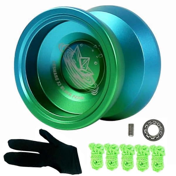 Yoyo Bold Aluminiumlegering Yo Yo med Ekstra Snore Perfekt til Børn Begyndere