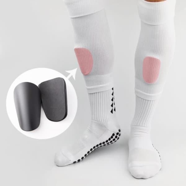 2 par Mini Pro benskydd - unisex halkfria fotbollsskydd