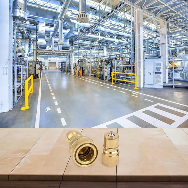 Mässing snabbkoppling för lastbilsmonterad utrustning och tillbehör Professionell hydraulisk koppling