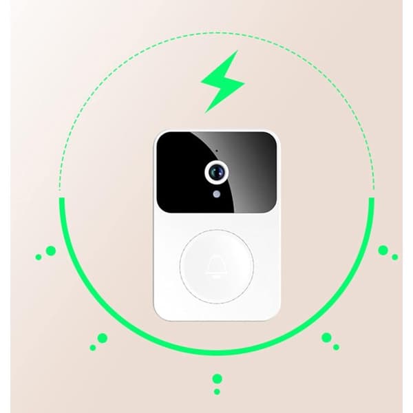 X9 Video Doorbell Camera, Smart Remote Control, Smart Visual Doorbell with Voice Change, HD Night Vision, Automatic Capture, Cloud Storage