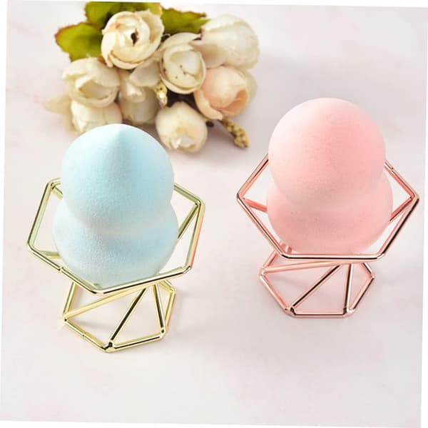 2 stk. Pudderpuffholder Puffstativ Makeup Puff Opbevaringshylde Pudderpuffstativ Pudderpuffholder