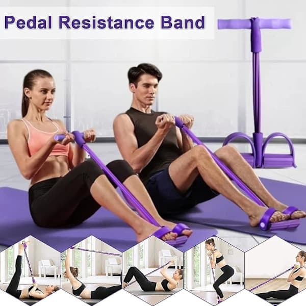 Pedal Resistance Band, Pull Strap, Elastic Pull Rope, Exercise Equipment, Yoga Stretching, Weight Loss Training