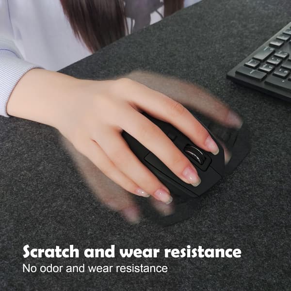 Large Felt Keyboard and Mouse Pad, 900x400x30mm, Felt Desk Mat/Table Pad