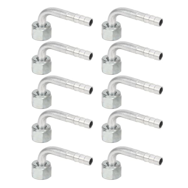 20 stk. 90 graders vinklet aluminium bil AC ventilationsadapter universal pasform til køretøjer