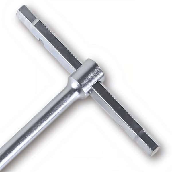 951 S6 Three Ends T-Handle Hex Keys Male Hex Chrome 6 pcs