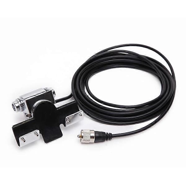 RB-400 Car Antenna Mount with 5M Cable Silver Adjustable Angle Trunk Lid Fits for QTY Mo