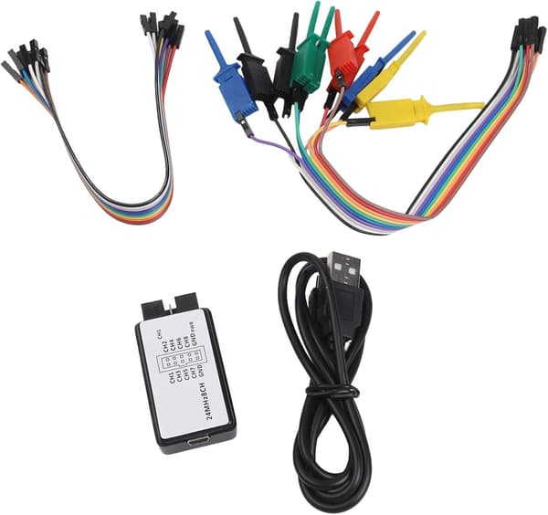 USB ARM/FPGA 24M 8 logikanalysator til udvikling, prøver, kanaler, intelligent multiprotokol-analyse