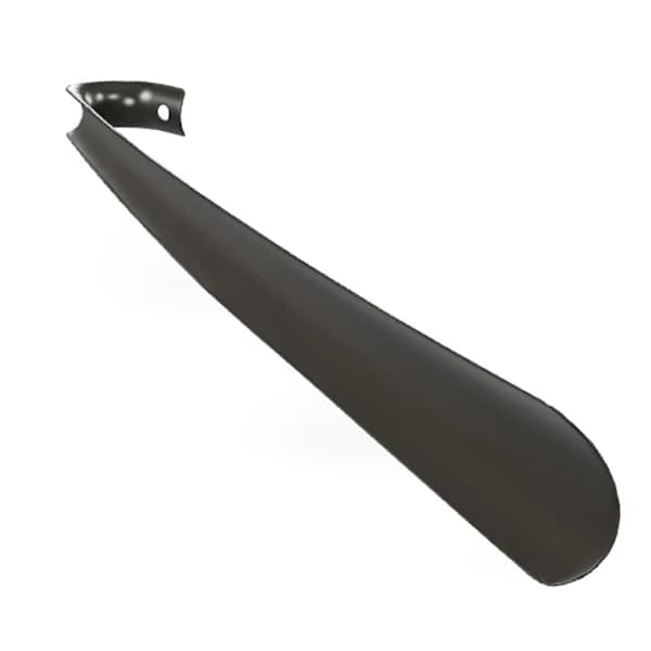 2-pak - Skohorn i metal - Ekstra lang - 80 cm sort 2-pak