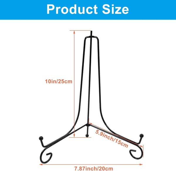 2-pack tallriksställ för display 10 tum 2-pack svart 10 tum item_shape
