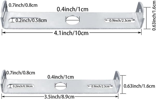 Ceiling Light Mounting Bracket, Crossbar Kit with Screws, 4-Piece