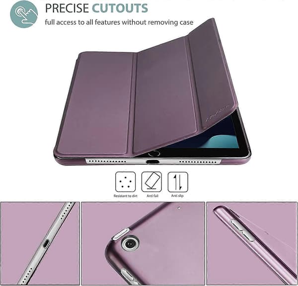 ProCase iPad 10.2 Case iPad 9th Gen Case, Slim Stand Hard Back Protective Smart Case for iPad 10.2 Inch, QWER126