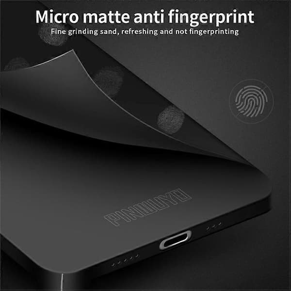 PINWUYO PC Series Compatible with iPhone 16 Pro Case Matte Protective PC Phone Case Red Red