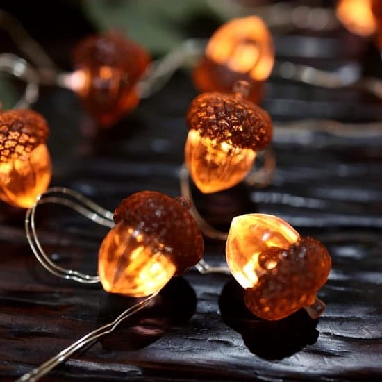 String Lights - LED String Lights 3m 30 Bulbs, Battery Operated, IP43 Waterproof, 8 Light Modes, with Remote Control Decorative Pinecone Shaped Lighting
