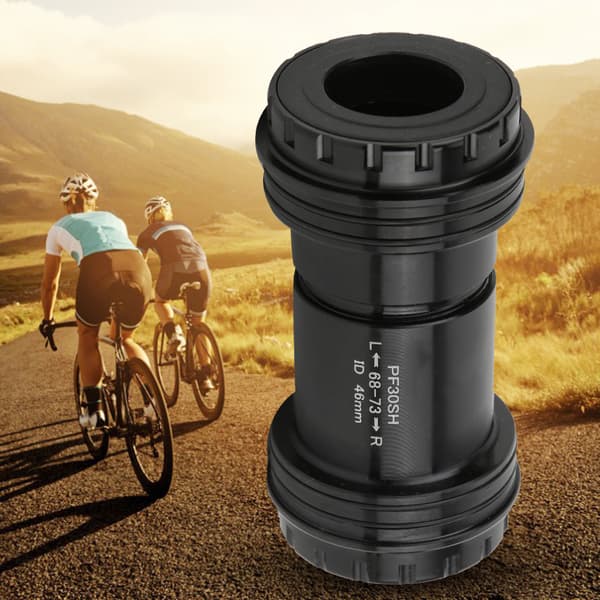 PF30 Alloy Bicycle Integrated Thread-Locking Bottom Bracket 46MM Crankset Accessories