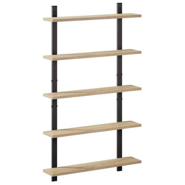 Vegghylle Sonoma-eik 60,5 x 13,5 x 102,5 cm konstruert tre