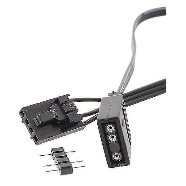 (pow yeah!) til Corsair 4PIN RGB til Standard ARGB 3-Pin 5V Adapterstik RGB-kabel 25cm