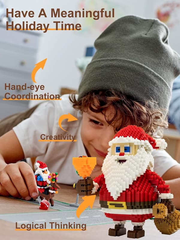Julegavebyggesæt, julelegetøj til børn 9+, voksne,