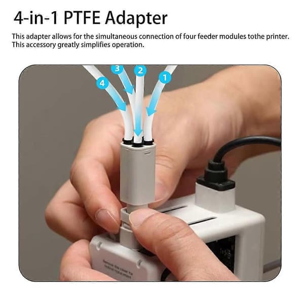 Bambu Lab 3D-tulostimen AMS Lite Filament Hub Viisitiekomponentit Vaihde Moniväritulostus A1/A1 Mini -osiin