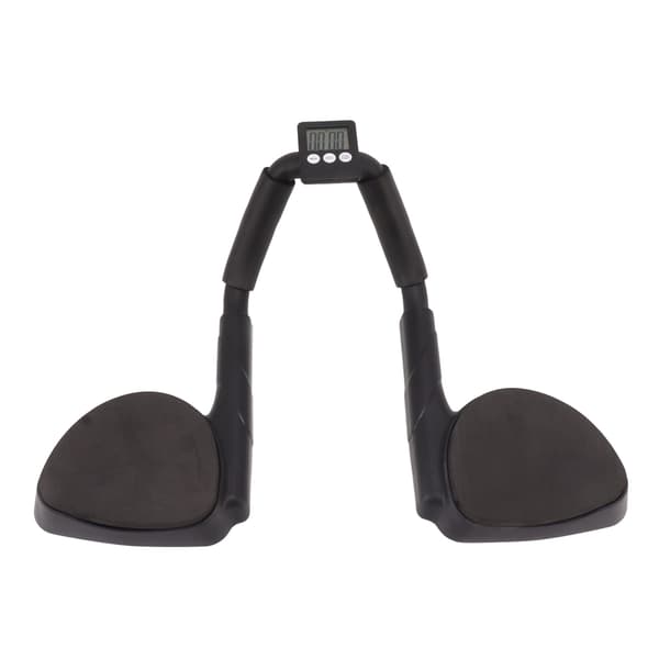 Plank Exerciser Multifunktionel Timing Plank Exerciser Bærbar Push Up Board til hjemmegymnastik Kontor Sort