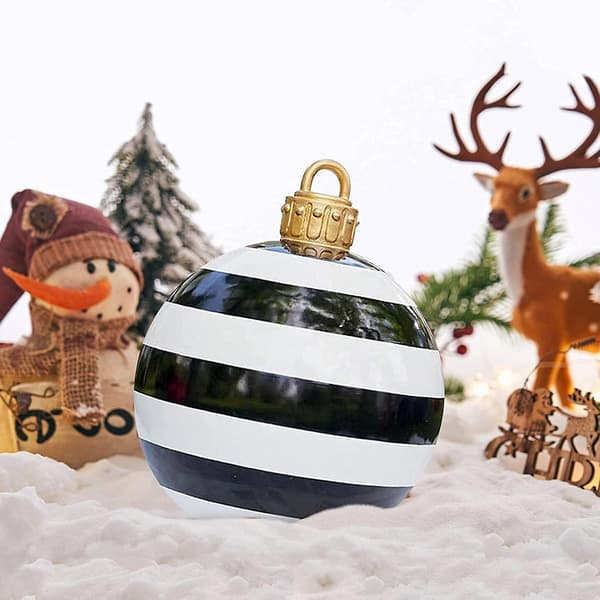 Kæmpe oppustelig julekugle - Indendørs/udendørs dekoration til W