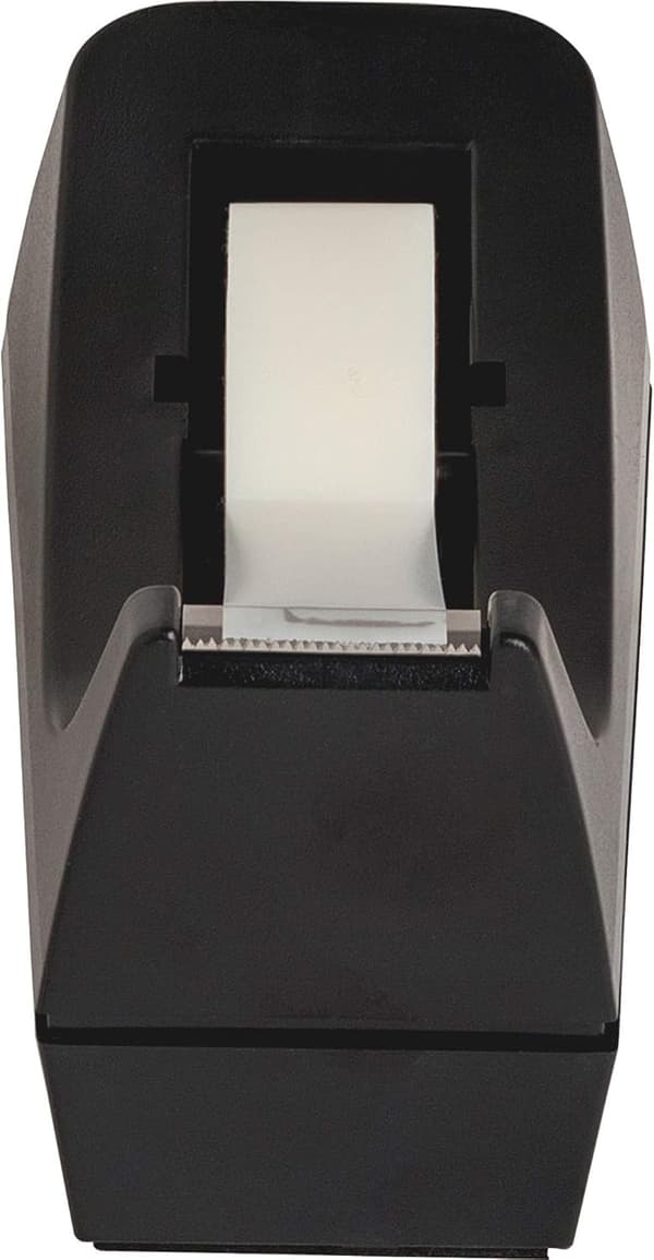 Bords tejpdispenser - Halkfri bas - Viktad tejpdispenser - Perfekt för kontor, hem, skola (Tejp ingår ej) - (2-pack)