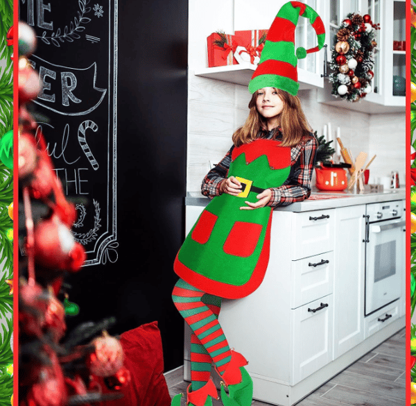 Hot sælgende julemandskostume i standardstørrelse til voksne