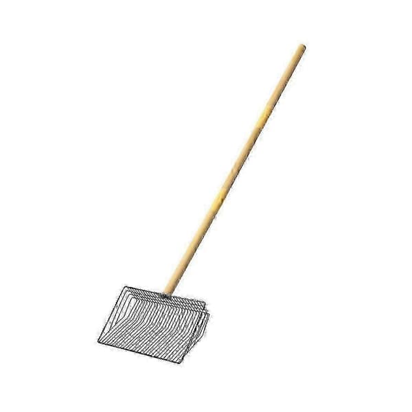 Avtakbar hønsehusspade i metall for avfallshåndtering