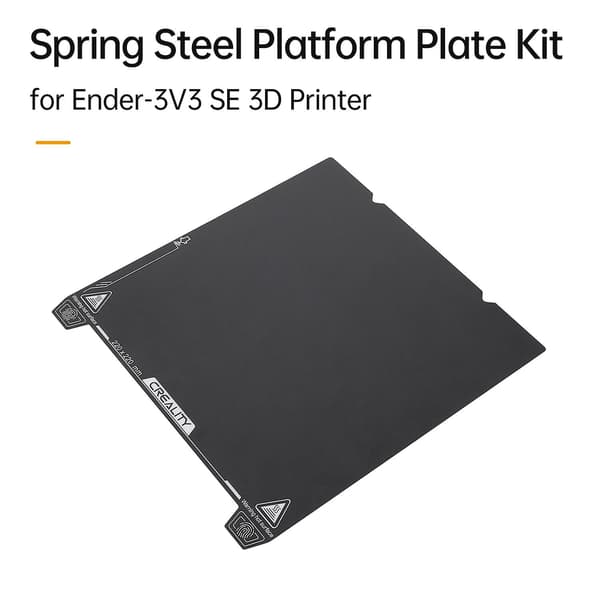 Creality Fjederstål Platform Pladesæt til Ender-3V3 SE 3D-printer Erstatningstilbehør