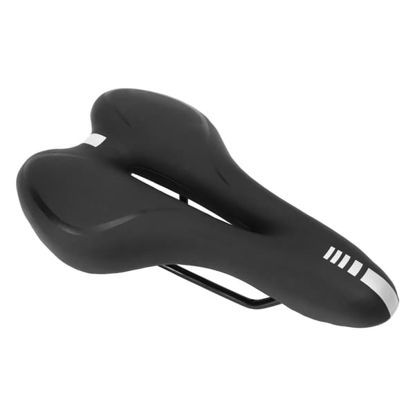 Cykel sadel Sort Hul Åndbar Ergonomisk Design Stødabsorberende Svampepolstring Cykelsadel