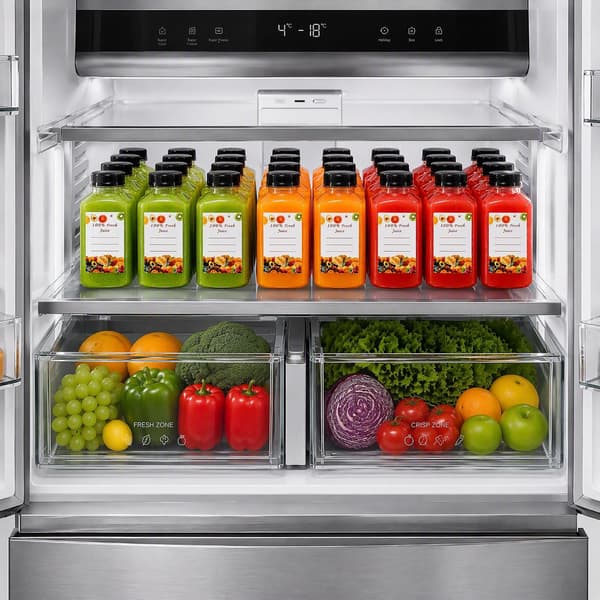 25-pack 8 oz plastjuiceflaskor med lock, läckagesäkra - 8oz 8oz