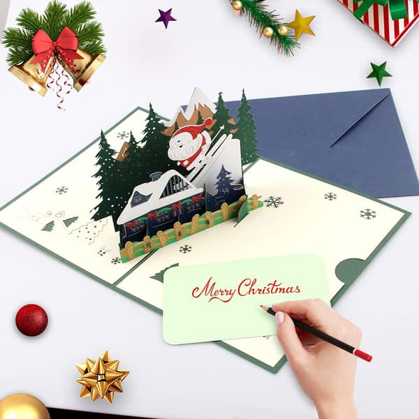 3D Christmas Card, 3D Christmas Greeting Card, Christmas 3D Greeting