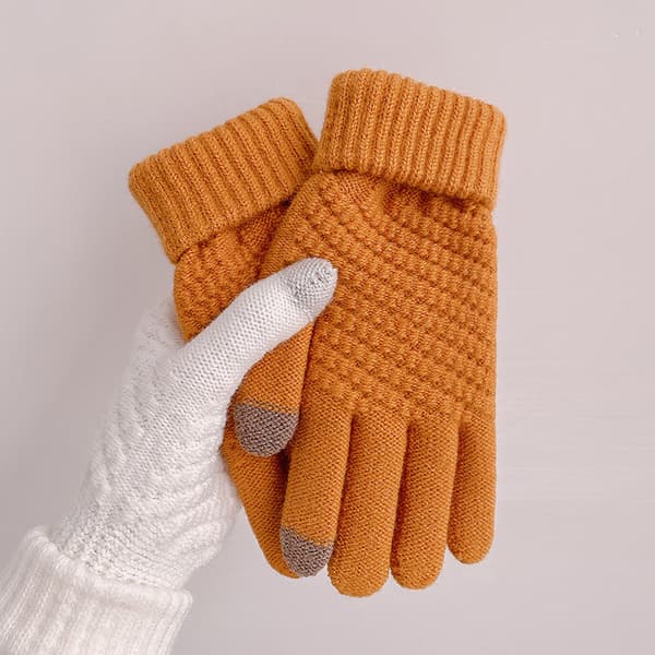 1 par vinterhandsker, unisex vindtætte varme handsker