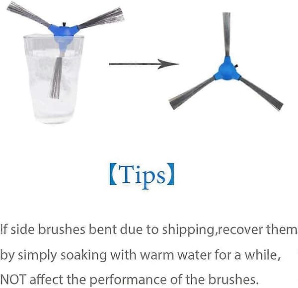 Sidebørster Erstatning til Eufy RoboVac 11S 15T 30 30C 15C 12 25C 35C Robotstøvsuger Dele Tilbehør