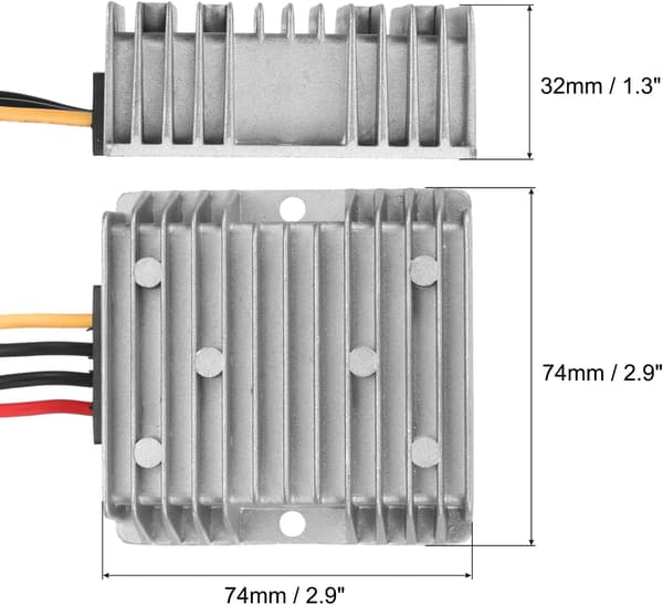 DC 60V - 12V tehomuunnin 20A 240W Step Down