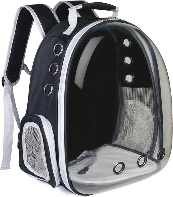 Cat Backpack, Pet Backpack, Portable Transparent Space Capsule, Pet Bag, Cat Accessories, Breathable Backpack