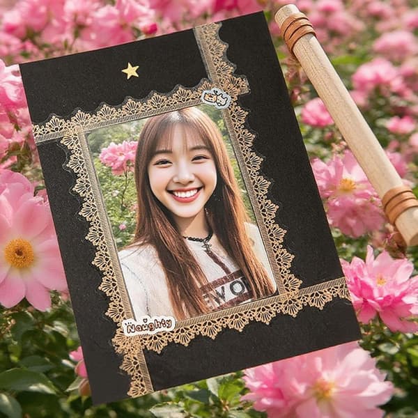 160 STK Blonde Scrapbook-klistremerker