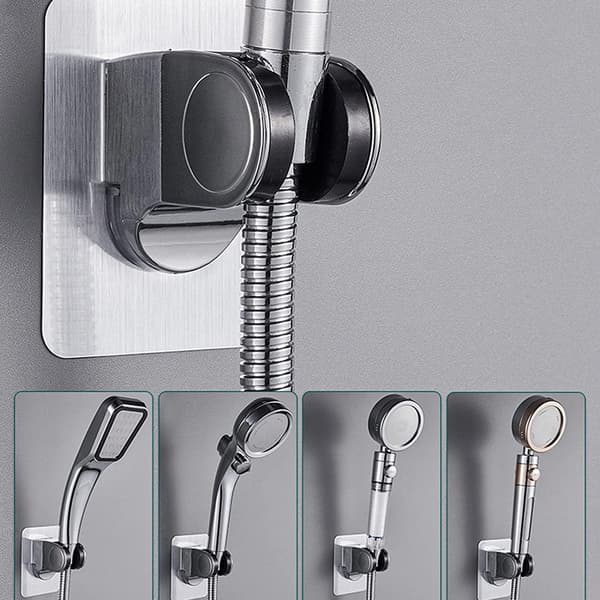 2 STK Dusjholder, 3M Selvklebende Avtakbar Veggmontert Dusj