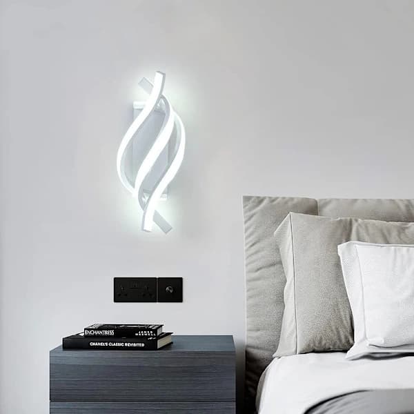 (Pow yeah!) LED Wall Lamp Indoor, Modern Wall Lighting Cold Light 6000K