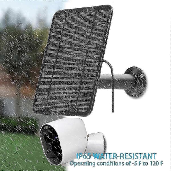Solpaneloplader til Arlo Ultra, Ultra 2, Pro 3/4, Go 2, 4W med magnetisk port