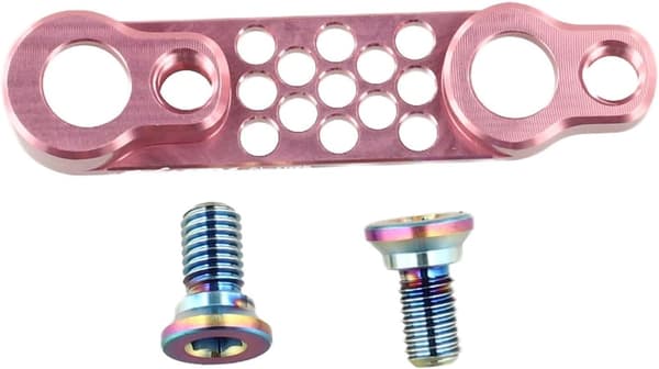 7075 Bakbremseadapter Landeveissykler Montering til og Aluminiumslegering for Flat Konverterer 140mm 160mm Lett Funksjonell (Svart)