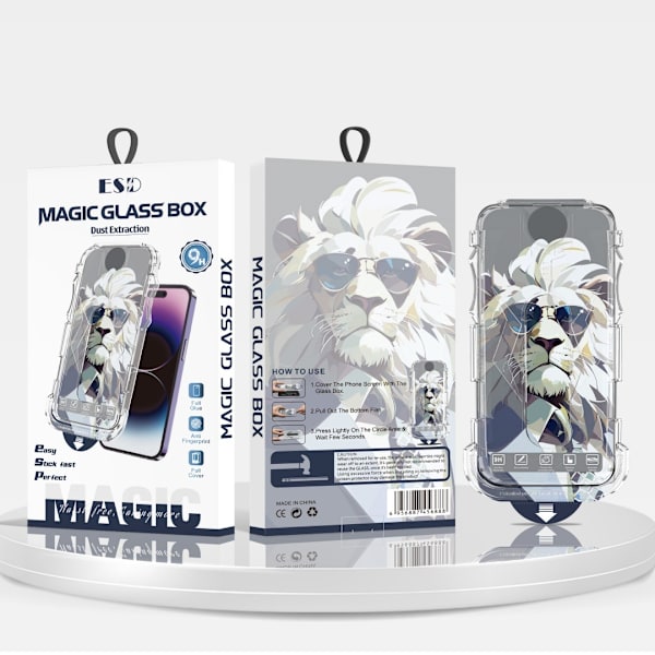 Tempered Glass Screen Protector for iPhone 15 Plus - Easy Installation, Dust-Free
