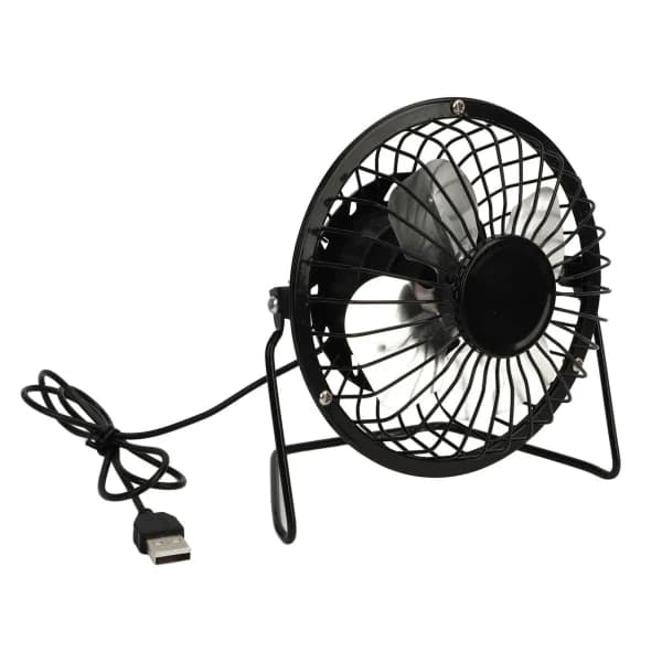 【PP】Soldrevet ventilator 5W USB 360 graders justerbart solpanel drivhusventilator til udendørs hønsehus hundehus