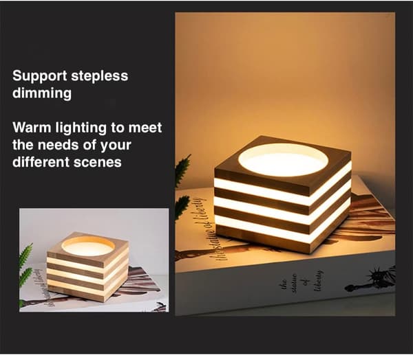 LED-bordlampe - lille lampe, bordlampe, sengelampe