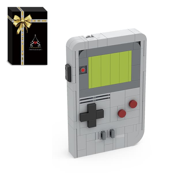 DMG Handheld Game Console Building Blocks – Retro Mini Game Machine Model Toy